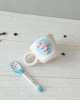 El Yapımı Seramik Filamingo Mug Fincan
