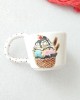 El Yapımı Seramik Dondurma Mug Fincan